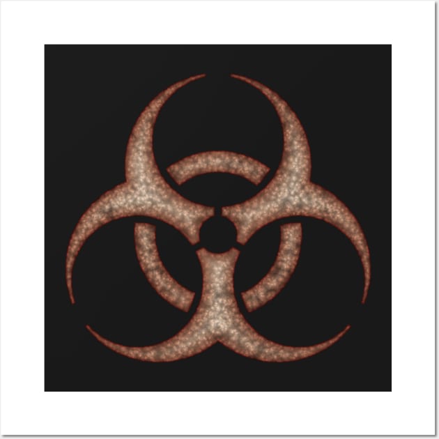 Biohazard Symbol - Toxic Cellular Biology Wall Art by SolarCross